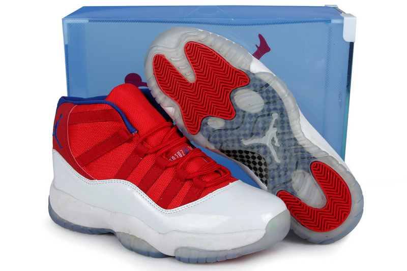 Air Jordan 11 Mens Shoes A White/Red Online